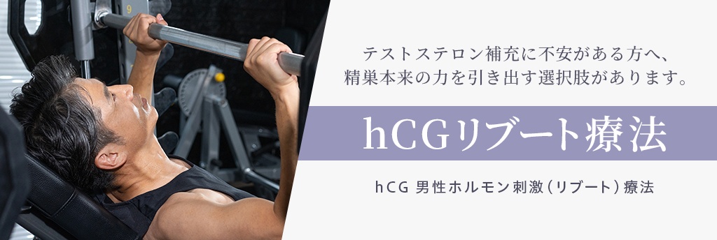 hCG 男性ホルモン刺激（リブート）療法